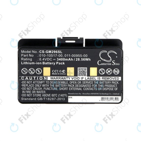 Baterie pro Garmin GPSMAP, 3400mAh, Li-Ion, 8.4V, 010-10517-00, HQ
