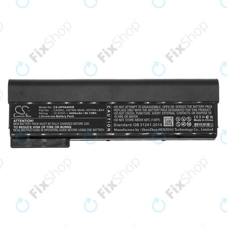 Baterie pro HP ProBook 640 G1, 650 G1, 655 G1, 645 G1, 8400mAh, Li-Ion, 10.8V, CA06XL, HQ