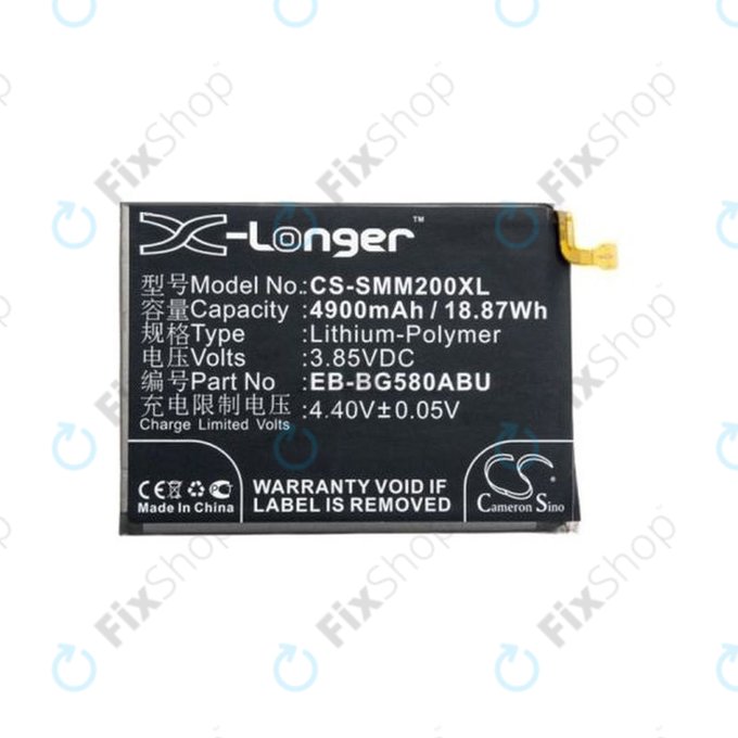 Samsung Galaxy M20 M205F - Baterie EB-BG580ABU 4900mAh HQ