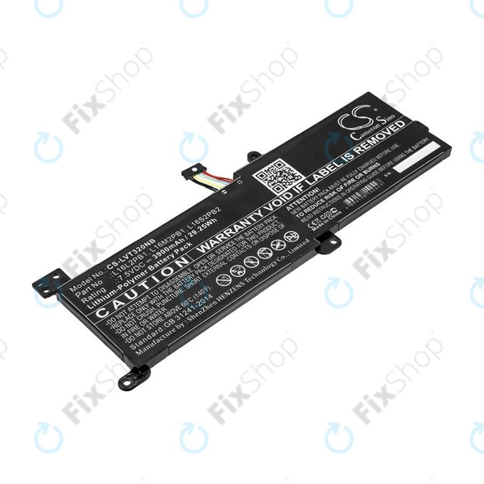 Baterie pro Lenovo 320, 330, 520, Ideapad 320, 330, S145, 3900mAh, Li-Pol, 7.5V, L16L2PB1, HQ