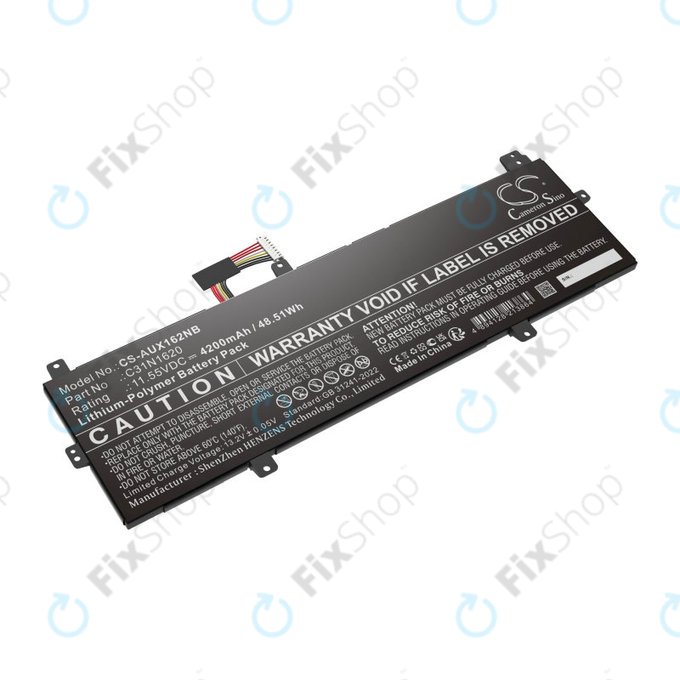 Baterie pro Asus BX430, Expertbook B5440fa, P5240ua-1a, 4200mAh, Li-Pol, 11.55V, C31N1620, HQ