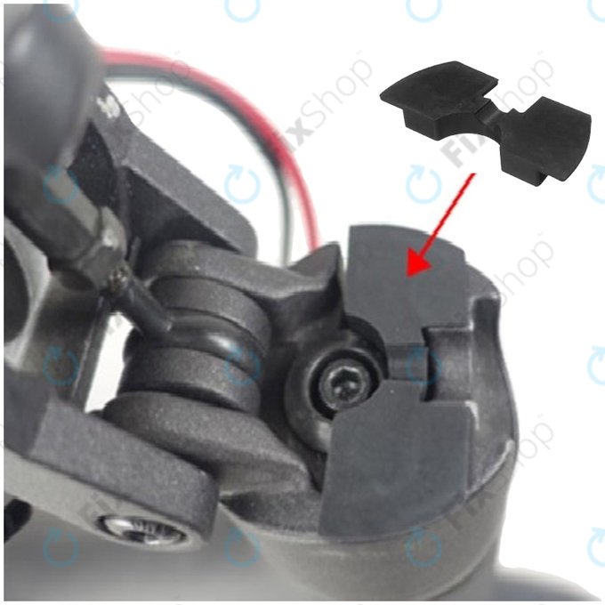 Xiaomi Mi Electric Scooter 1S, 2 M365, Essential, Pro, Pro 2 - Redukce Otřesů (Black) - 3ks