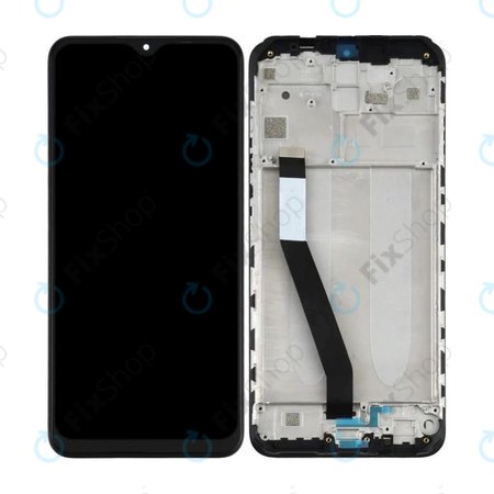 Xiaomi Redmi 9 - LCD Displej + Dotykové Sklo + Rám (Black) TFT