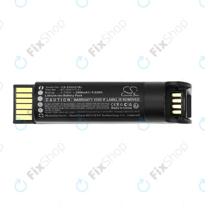 Baterie pro Zebra CR2278, DS22, 2600mAh, Li-Ion, 3.7V, BT-000317-01, HQ