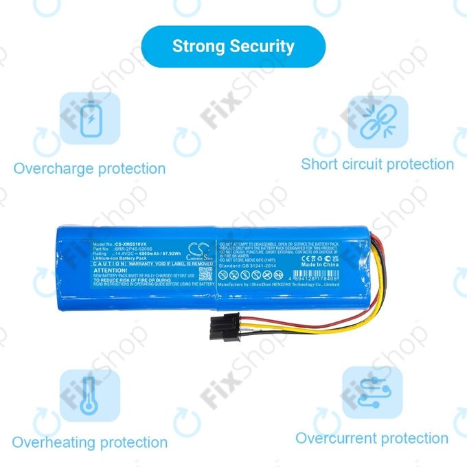 Xiaomi Mi Robot Vacuum Mop-series, Dream-series, Roborock-series - Baterie BRR-2P4S-6800 Li-Ion 14.4V 6800mAh HQ