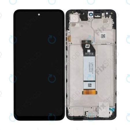 Xiaomi Poco M3 Pro - LCD displej + Dotykové sklo + Rám (Power Black) - 560002K19P00 Genuine Service Pack