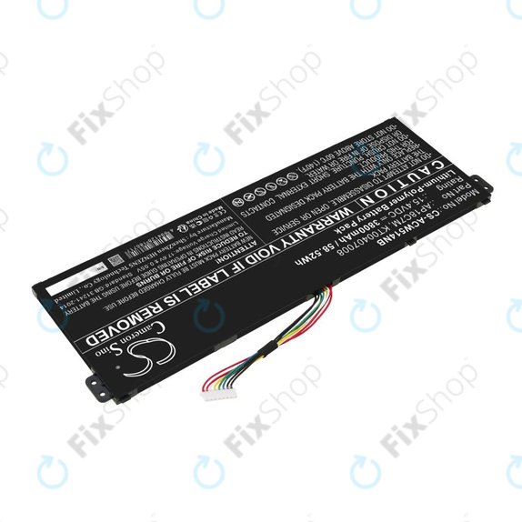 Baterie pro Acer ConceptD 3, Spin 5, Swift 3, 5, X, Travelmate Spin P4, 3800mAh, Li-Pol, 15.4V, AP18C7M, HQ