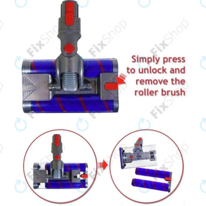 Dyson V-series, Outsize - Podlahová Hubice (2x Váleček)