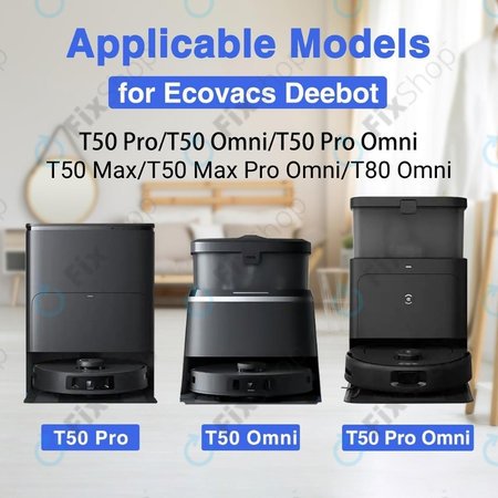 Ecovacs Deebot T50 Omni, T50 Pro Omni, T50 Max, T50 Max Pro Omni, T80 Omni - Hlavní kartáč