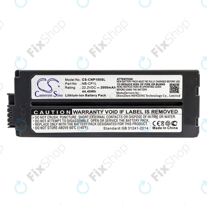 Baterie pro Canon Selphy CP, 2000mAh, Li-Ion, 22.2V, NB-CP1L, HQ