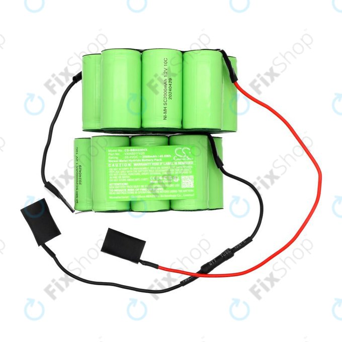 Baterie pro Bosch BBBH 22042, BBH 22042/01, 2000mAh, Ni-MH, 20.4V, VXAS011V20, HQ