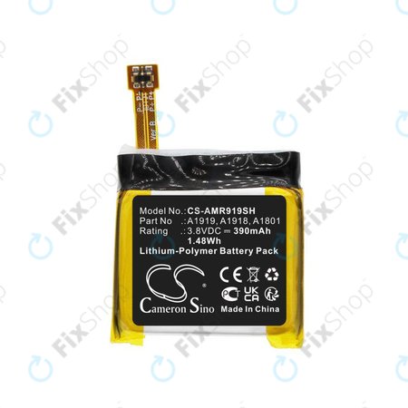 Baterie pro Amazfit T-Rex, 390mAh, Li-Pol, 3.8V, A1919, HQ