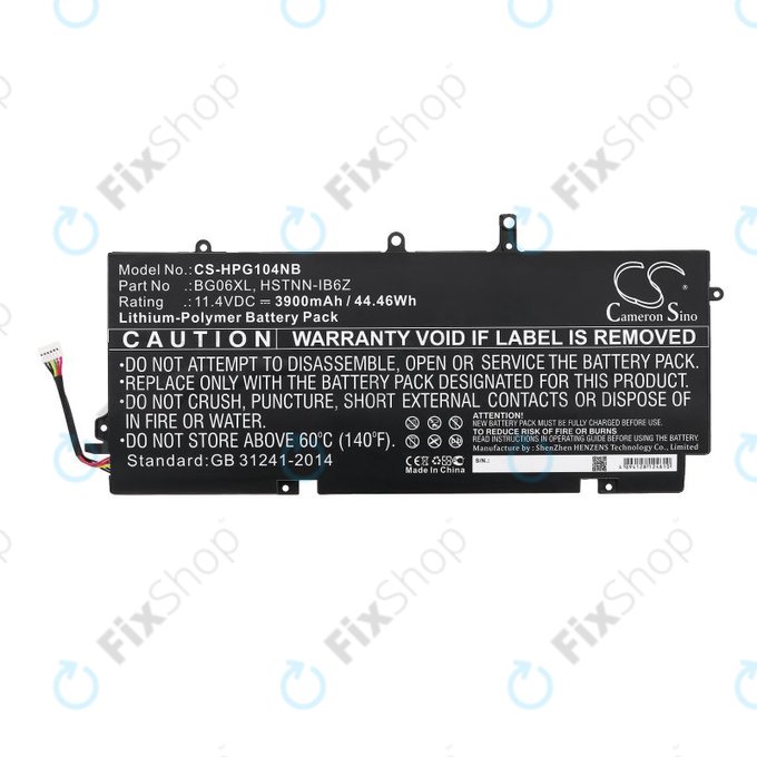 Baterie pro HP Elitebook 1040 G3, 3900mAh, Li-Pol, 11.4V, BG06XL, HQ