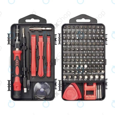 Kingsdun - Profesionální Sada Nářadí pro Servis Telefonů iPhone 117v1 (Červená Edice)