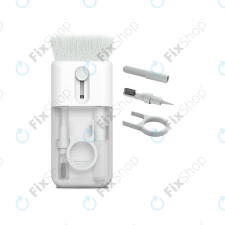 Multifunkční Čistící Nástroj s Vytahovačem Kláves a Hadříkem 6v1