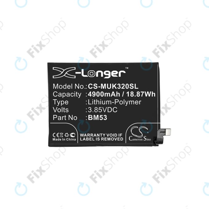 Xiaomi Mi 10T 5G, Mi 10T Pro 5G - Baterie BM53 4900mAh HQ