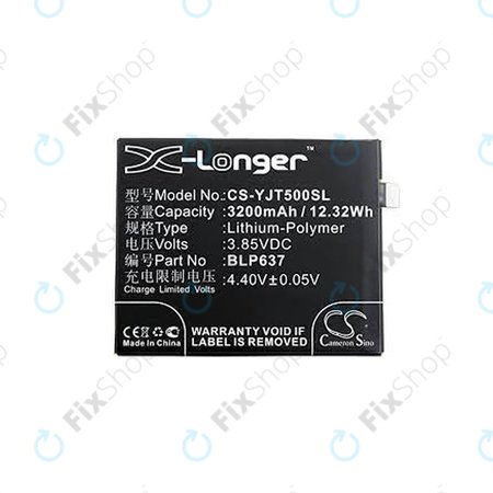 OnePlus 5, 5T - Baterie BLP637 3200mAh HQ