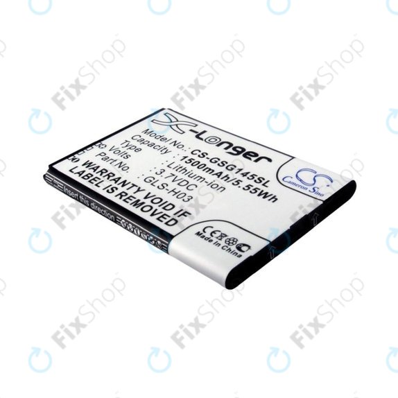 Baterie pro Gigabyte GSmart G1345, 1500mAh, Li-Ion, 3.7V, GLS-H03, HQ