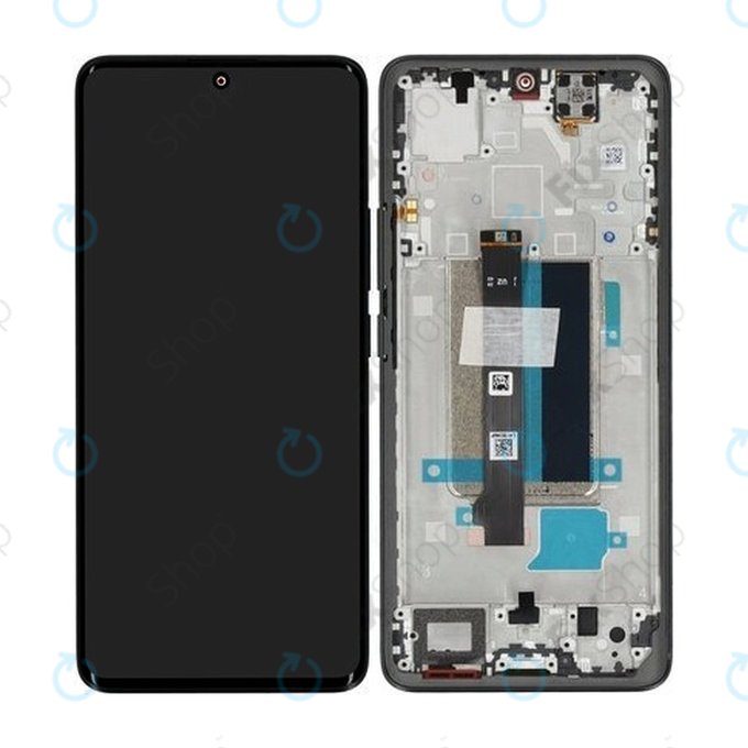 Xiaomi Redmi Note 13 Pro+ 23090RA98C - LCD Displej + Dotykové Sklo + Rám (Midnight Black) - 560002N16U00 Genuine Service Pack