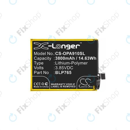 Oppo A91 - Baterie BLP765 3800mAh HQ