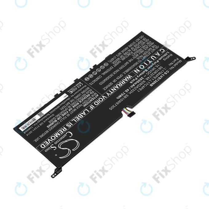 Baterie pro Lenovo IdeaPad 730-13, 2650mAh, Li-Pol, 15.36V, 5B10R32748, HQ