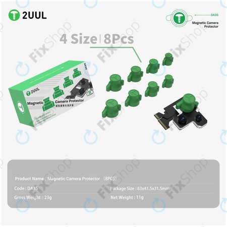 Magnetický chránič kamery pro opravy telefonů, 2UUL DA35, 8ks/balení