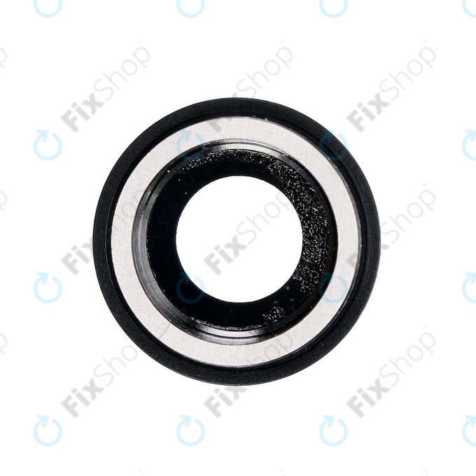 Apple iPhone XR - Sklíčko Kamery s Rámem (Black)