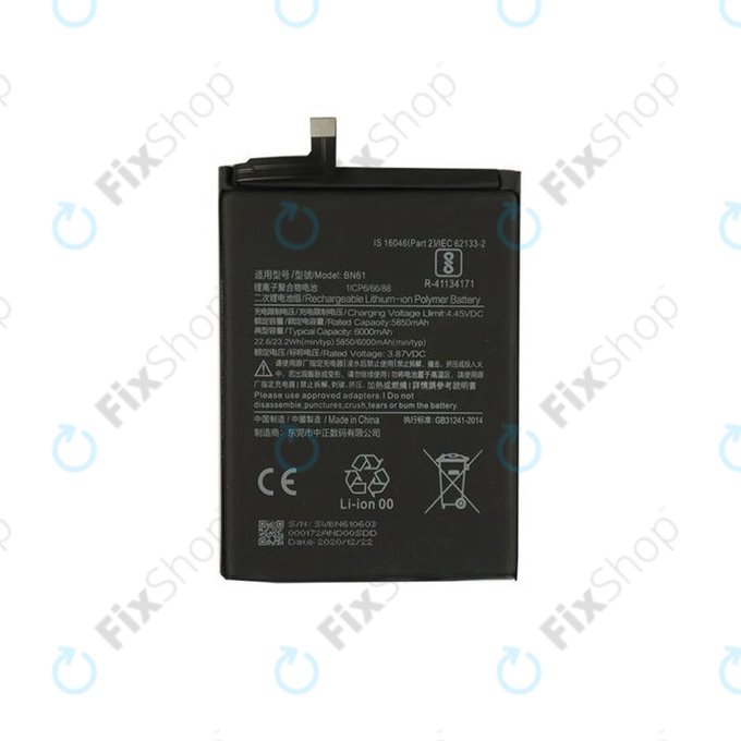 Xiaomi Poco X3, X3 NFC, X3 Pro - Baterie BN57, BN61 5160mAh