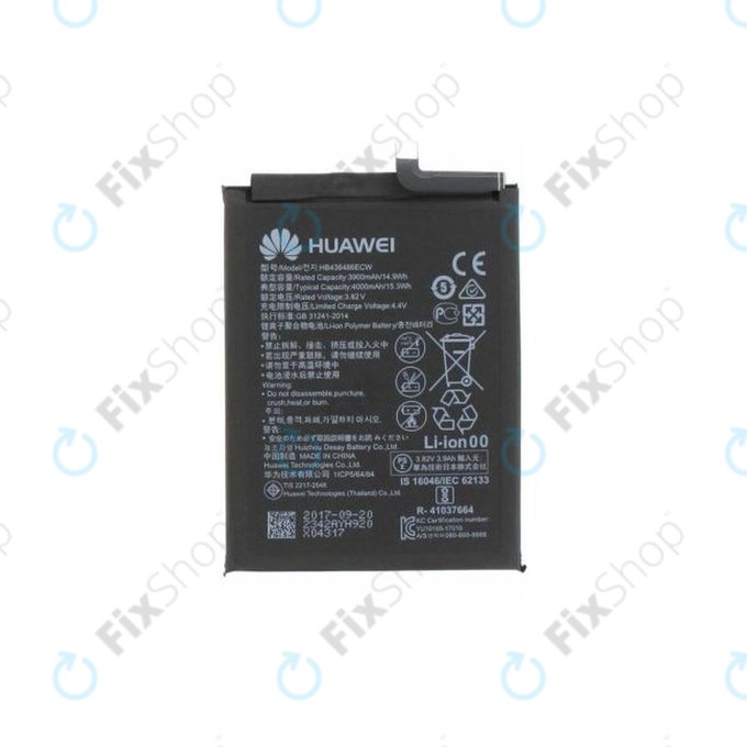 Huawei Mate 10 Pro BLA-L29, P20 Pro, Mate 10, View 20, Mate 20, Honor 20 Pro - Baterie HB436486ECW 4000mAh - 24022342, 24022827 Genuine Service Pack