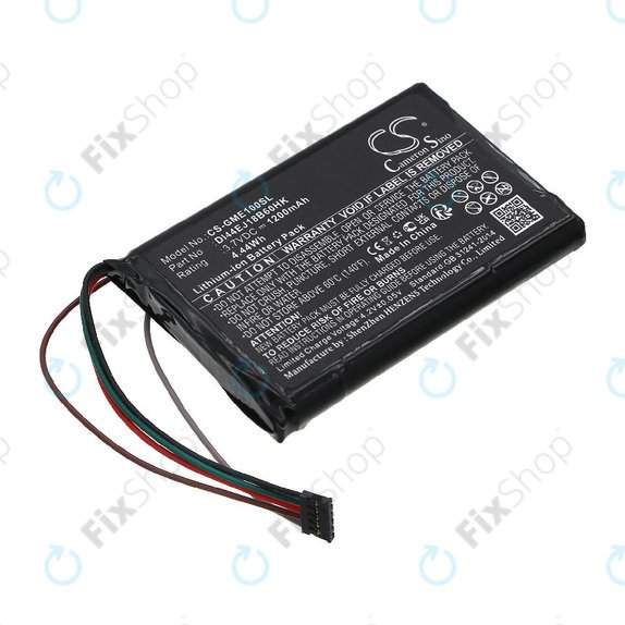 Baterie pro Garmin Edge 1000, Explore, 1200mAh, Li-ion, 3.7V, DI44EJ18B60HK, HQ