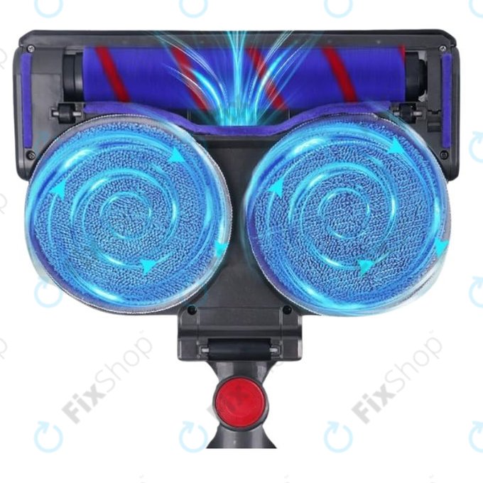 Dyson V-series - Elektrická Mopová Hlava (Mokré a Suché Čištění)