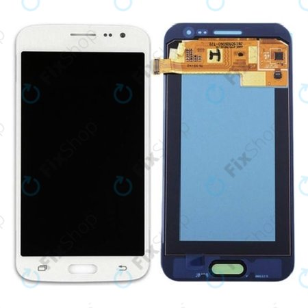Samsung Galaxy J2 Duos - LCD Displej + Dotykové Sklo (White) - GH97-17940A Genuine Service Pack