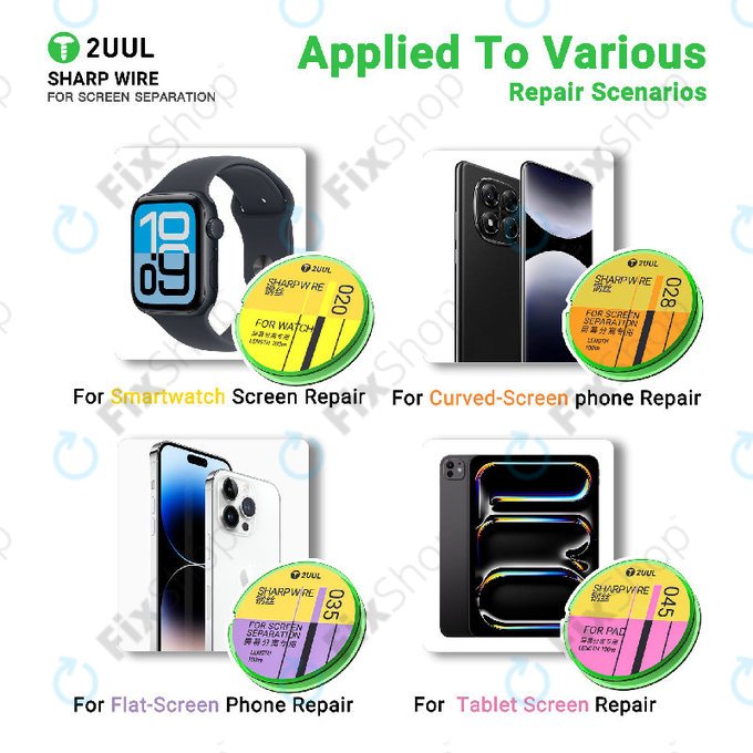 Separační drát na displeje, 2UUL GS-020, 0.02mm x 100m