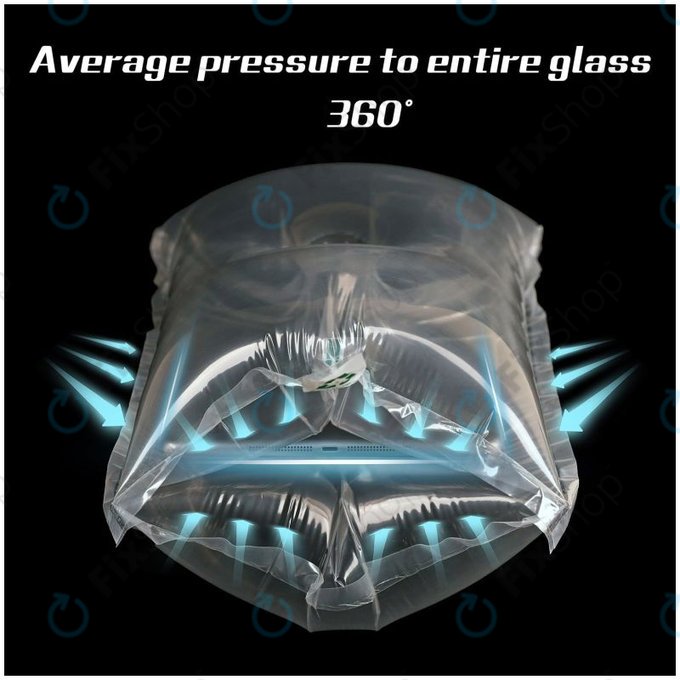 2UUL - Vzduchový Lis na Opravy Skel Telefonů (40 kapes)