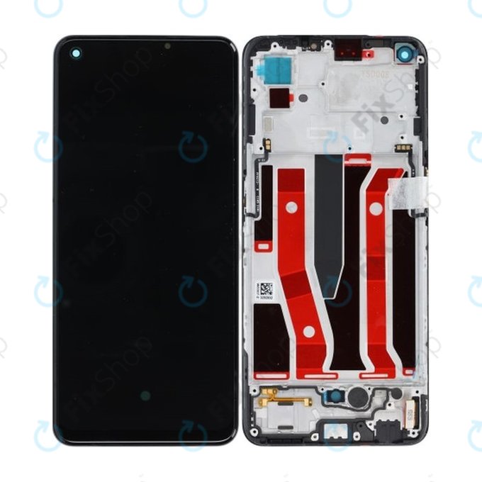 Oppo A94 5G CPH2211 - LCD Displej + Dotykové Sklo + Rám (Black) - O-4907425 Genuine Service Pack