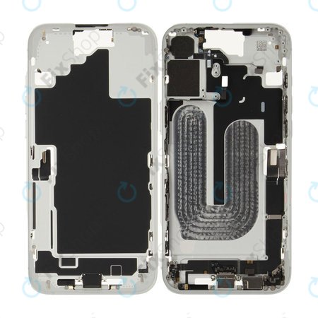 Střední Rám s Baterií pro iPhone 16 Plus | White | ZD076-00685 | Genuine Apple