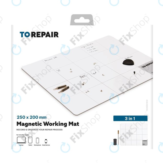 SBS - Magnetická podložka na šroubky a drobné díly 3v1