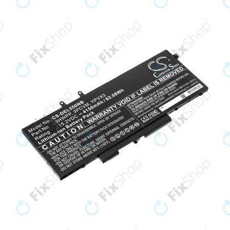 Baterie pro Dell Latitude 5501, Latitude 5401, Latitude 14 5410, Latitude 15 5511, 4150mAh, Li-Ion, 15.2V, 3HWPP, HQ