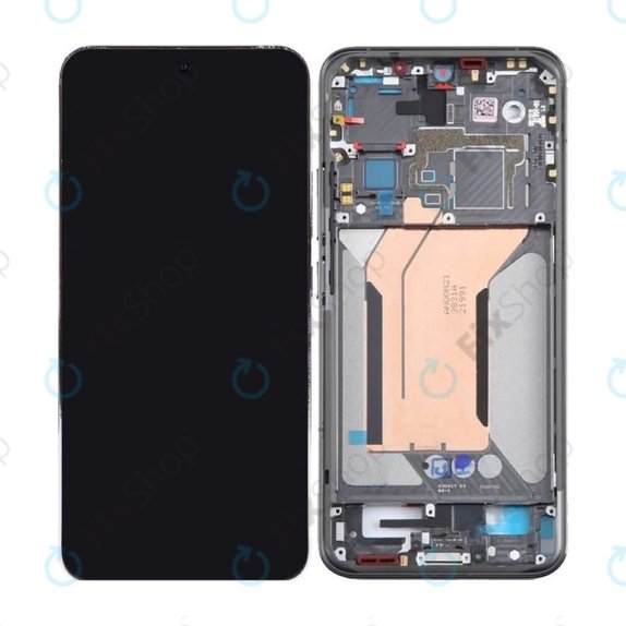 Xiaomi 14 23127PN0CC - LCD Displej + Dotykové Sklo + Rám (Black) TFT