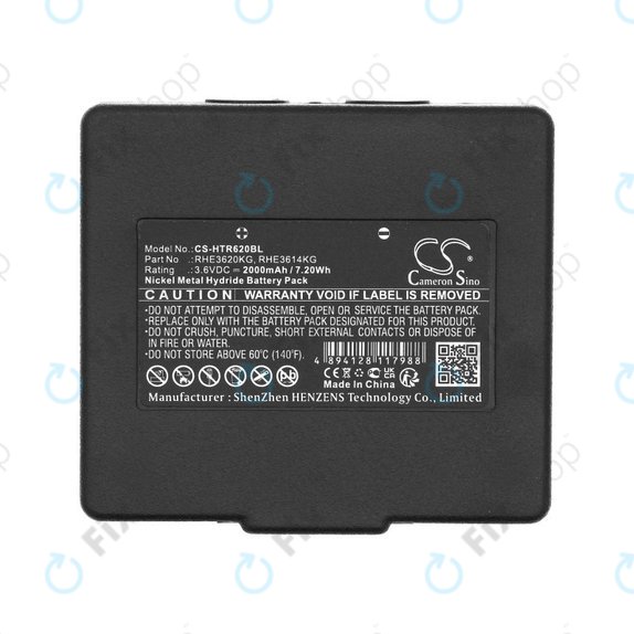 Baterie pro Hetronic Abitron Mini, 2000mAh, Ni-MH, 3.6V, RHE3620KG, HQ