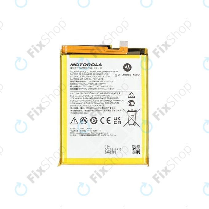 Motorola Moto G200 XT2175 - Baterie MB50 5000mAh - SB18D10749, SB18D22902 Genuine Service Pack