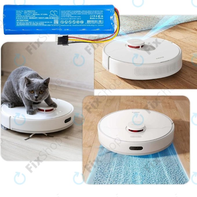 Xiaomi Mi Robot Vacuum Mop-series, Dream-series, Roborock-series - Baterie BRR-2P4S-6800 Li-Ion 14.4V 6800mAh HQ