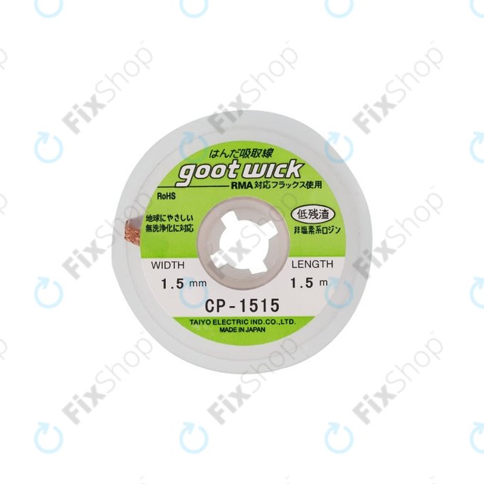 Goot CP-1515 - Lanko na Odsávání Cínu - 1.5mm