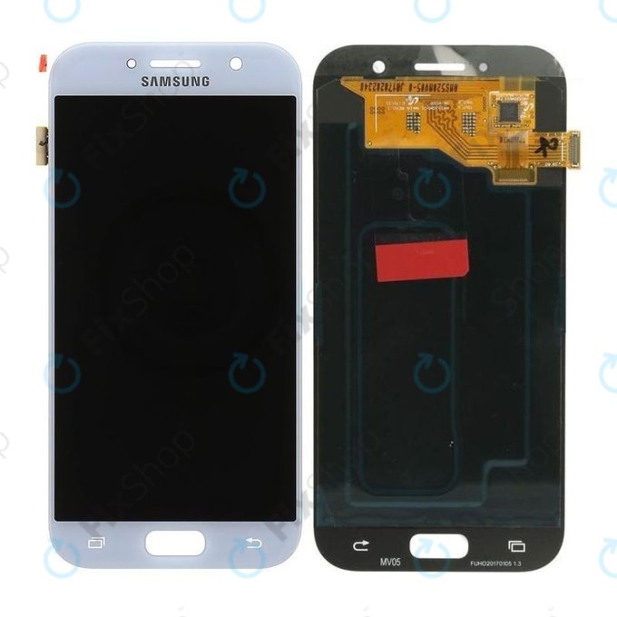 Samsung Galaxy A5 A520F (2017) - LCD Displej + Dotykové Sklo (Blue Mist) - GH97-19733C, GH97-20135C Genuine Service Pack