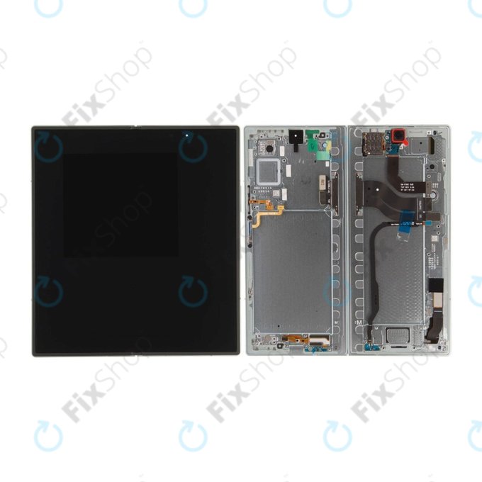 Samsung Galaxy Z Fold 7 F966B - LCD Displej + Dotykové Sklo + Rám (Mint) OLED