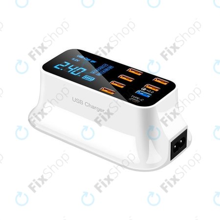 Asometech Model E - USB Servisní Nabíjecí Stanice s USB 3.0 a USB-C