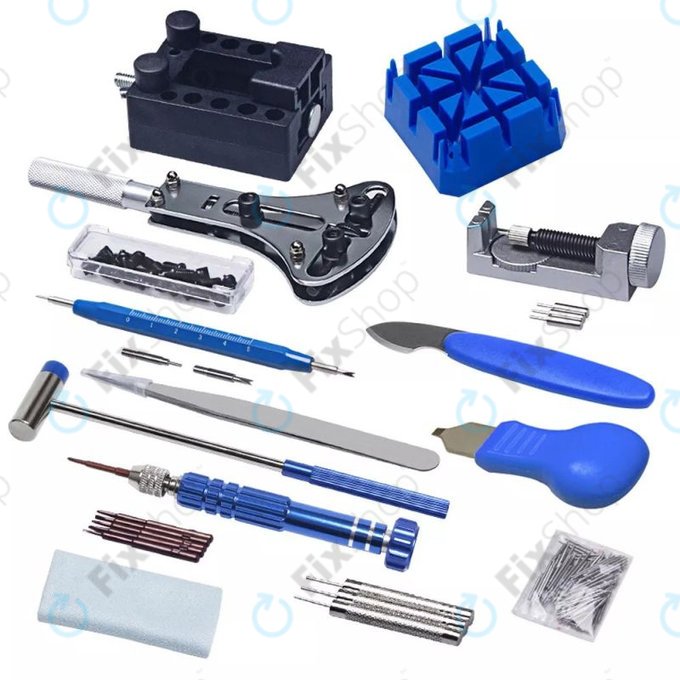 Sada hodinářských nástrojů na opravu hodinek - 185ks