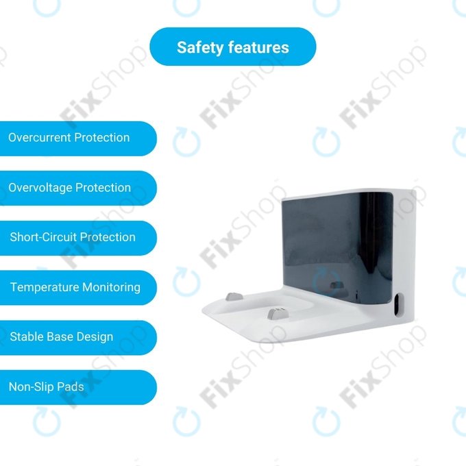 Xiaomi Roborock S5, S5 Max, S6 Pure, S6 MaxV, S7, S7 MaxV, S8, Q7, Q7 Max - Nabíjecí dok (Bílý)