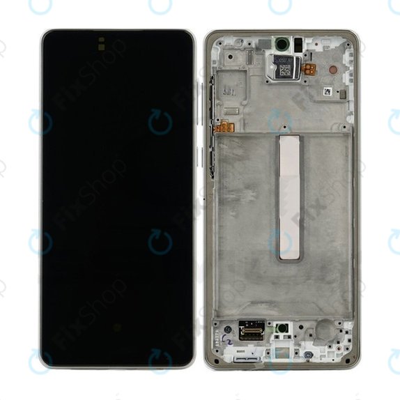 Samsung Galaxy A73 A736 - LCD Displej + Dotykové Sklo + Rám (White) OLED