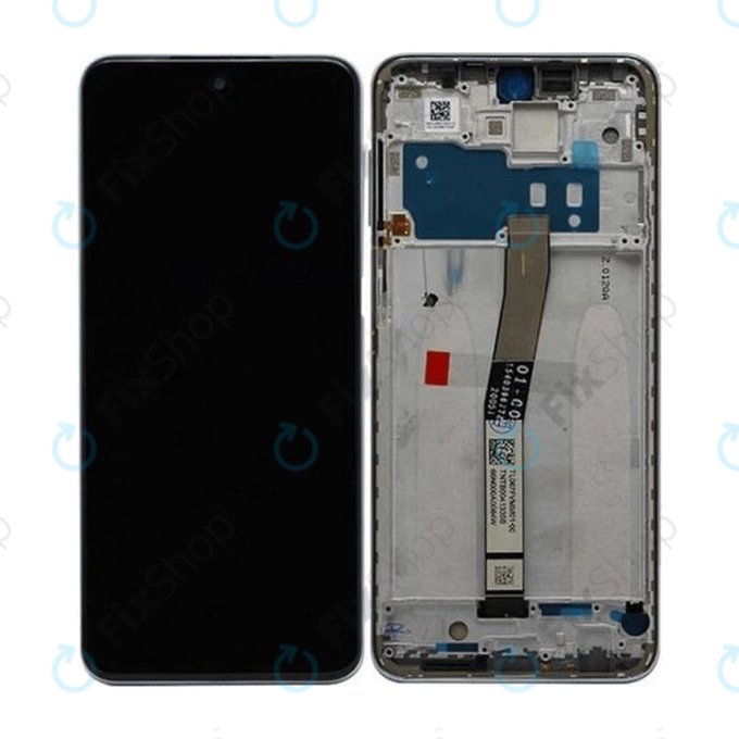 Xiaomi Redmi Note 9 Pro - LCD Displej + Dotykové Sklo + Rám (Interstellar Grey) - 560003J6B200 Genuine Service Pack